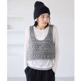 フェザーツイードニットビスチェ/2WAY | VIS  | 詳細画像7 