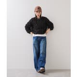 リボンヤーンフリンジニットプルオーバー | VIS | 詳細画像27