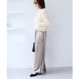 リボンヤーンフリンジニットプルオーバー | VIS | 詳細画像3