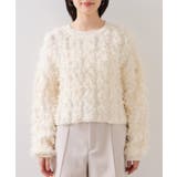 リボンヤーンフリンジニットプルオーバー | VIS | 詳細画像39