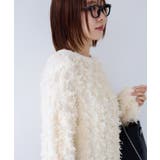 リボンヤーンフリンジニットプルオーバー | VIS | 詳細画像7