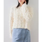 リボンヤーンフリンジニットプルオーバー | VIS | 詳細画像9