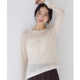 ピンク(63) | 配色レイヤードシアーロンT | VIS