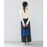 【美得】オフショルダーモチモチリブニット/好評につき再入荷 | VIS  | 詳細画像19 