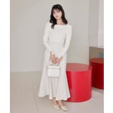 【美得】オフショルダーモチモチリブニット/好評につき再入荷 | VIS  | 詳細画像2 