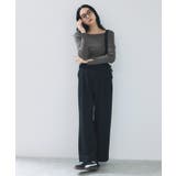 【美得】オフショルダーモチモチリブニット/好評につき再入荷 | VIS  | 詳細画像23 