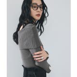 【美得】オフショルダーモチモチリブニット/好評につき再入荷 | VIS  | 詳細画像24 
