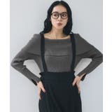 【美得】オフショルダーモチモチリブニット/好評につき再入荷 | VIS  | 詳細画像27 