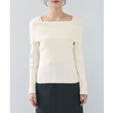 【美得】オフショルダーモチモチリブニット/好評につき再入荷 | VIS  | 詳細画像34 