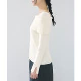 【美得】オフショルダーモチモチリブニット/好評につき再入荷 | VIS  | 詳細画像35 