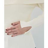 【美得】オフショルダーモチモチリブニット/好評につき再入荷 | VIS  | 詳細画像40 