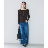 【美得】オフショルダーモチモチリブニット/好評につき再入荷 | VIS  | 詳細画像8 