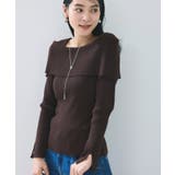 【美得】オフショルダーモチモチリブニット/好評につき再入荷 | VIS  | 詳細画像9 