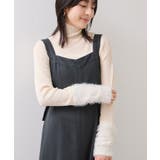 フェザー切り替えスリーブシアータートルニット | VIS | 詳細画像18