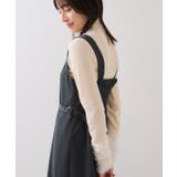 フェザー切り替えスリーブシアータートルニット | VIS | 詳細画像20