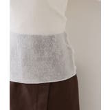 フェザー切り替えスリーブシアータートルニット | VIS | 詳細画像26