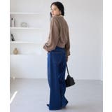 シアーボウタイリボン付きフェザーニットプルオーバー/2WAY・イージーケア | VIS  | 詳細画像17 