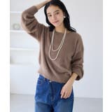 シアーボウタイリボン付きフェザーニットプルオーバー/2WAY・イージーケア | VIS  | 詳細画像22 