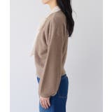 シアーボウタイリボン付きフェザーニットプルオーバー/2WAY・イージーケア | VIS  | 詳細画像24 