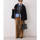 シャツレイヤード風メタルボタンカーディガン | VIS | 詳細画像19