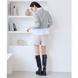 シャツレイヤード風メタルボタンカーディガン | VIS | 詳細画像22