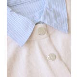 シャツレイヤード風メタルボタンカーディガン | VIS | 詳細画像45