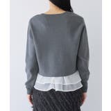 ペプラムオーガンジードッキングニットプルオーバー | VIS  | 詳細画像19 