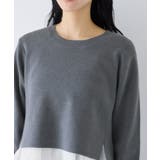 ペプラムオーガンジードッキングニットプルオーバー | VIS  | 詳細画像20 