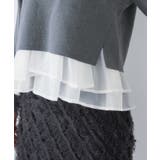 ペプラムオーガンジードッキングニットプルオーバー | VIS  | 詳細画像23 