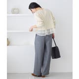 ペプラムオーガンジードッキングニットプルオーバー | VIS  | 詳細画像4 