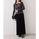 ダブルカラーポロニットトップス | VIS  | 詳細画像10 