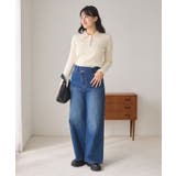 ダブルカラーポロニットトップス | VIS  | 詳細画像32 