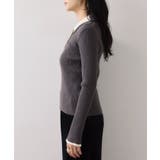 ダブルカラーポロニットトップス | VIS  | 詳細画像37 