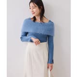 フェザーヤーンオフショルもちもちリブニット/イージーケア | VIS  | 詳細画像18 