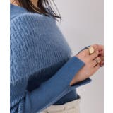 フェザーヤーンオフショルもちもちリブニット/イージーケア | VIS  | 詳細画像19 