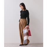 フェザーヤーンオフショルもちもちリブニット/イージーケア | VIS  | 詳細画像23 