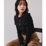 フェザーヤーンオフショルもちもちリブニット/イージーケア | VIS  | 詳細画像25 