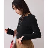 フェザーヤーンオフショルもちもちリブニット/イージーケア | VIS  | 詳細画像26 