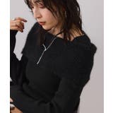 フェザーヤーンオフショルもちもちリブニット/イージーケア | VIS  | 詳細画像27 