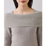 フェザーヤーンオフショルもちもちリブニット/イージーケア | VIS  | 詳細画像33 