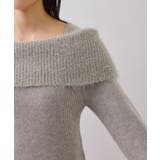 フェザーヤーンオフショルもちもちリブニット/イージーケア | VIS  | 詳細画像34 