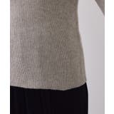 フェザーヤーンオフショルもちもちリブニット/イージーケア | VIS  | 詳細画像35 