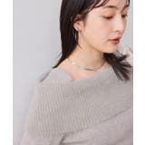 フェザーヤーンオフショルもちもちリブニット/イージーケア | VIS  | 詳細画像5 