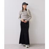 フェザーヤーンオフショルもちもちリブニット/イージーケア | VIS  | 詳細画像6 