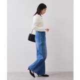 フェザーヤーンオフショルもちもちリブニット/イージーケア | VIS  | 詳細画像9 