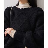 アーガイルフェザーニット/2WAY・イージーケア | VIS | 詳細画像16