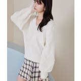 アーガイルフェザーニット/2WAY・イージーケア | VIS | 詳細画像3