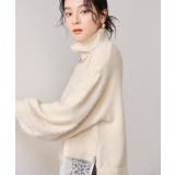 ラメフェザー裾レースハイネックニット | VIS  | 詳細画像17 