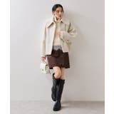 ラメフェザー裾レースハイネックニット | VIS  | 詳細画像20 