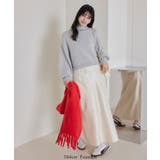 ラメフェザー裾レースハイネックニット | VIS  | 詳細画像22 